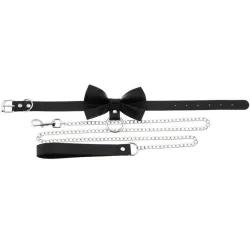Joy Jewels Collier Laisse Bowy Slave Noir